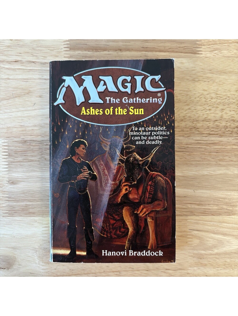 Magic The Gathering Ashes of the Sun Hanovi Braddock 1996 1st Printing PB MTG